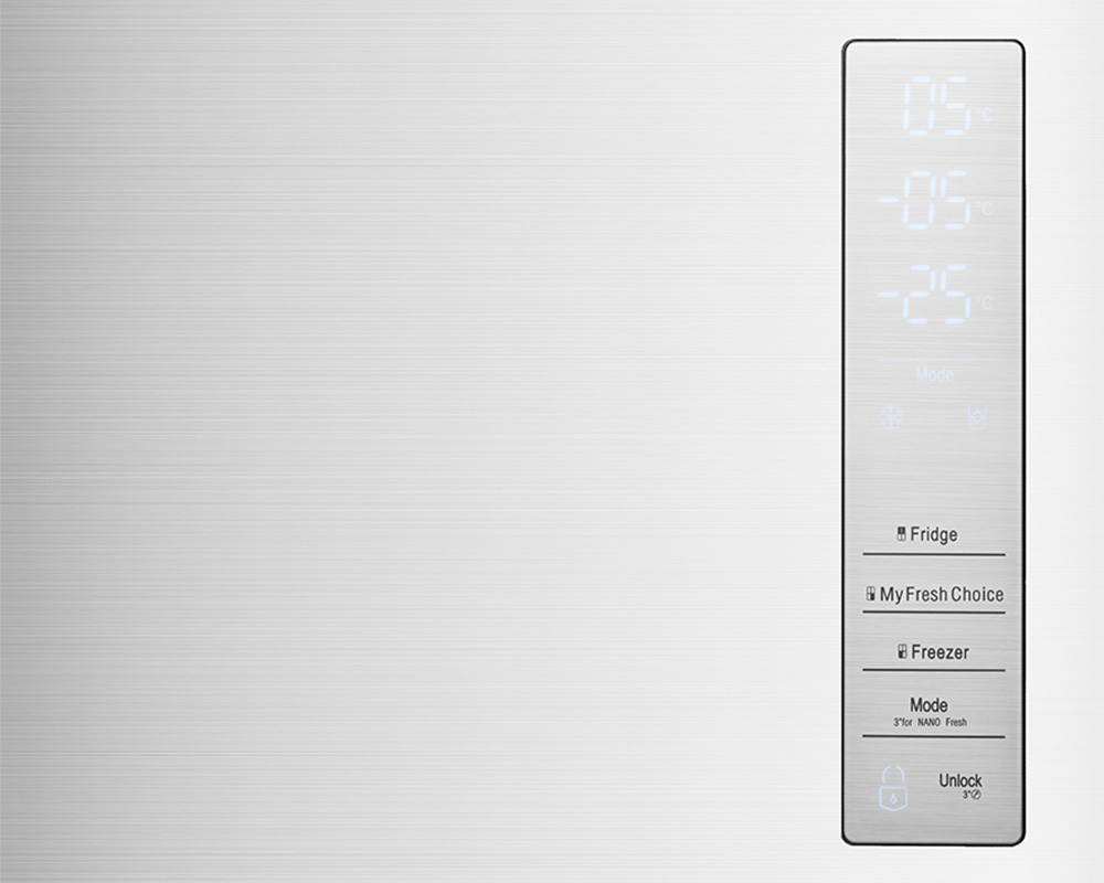 Control Táctil de los Frigoríficos Hisense