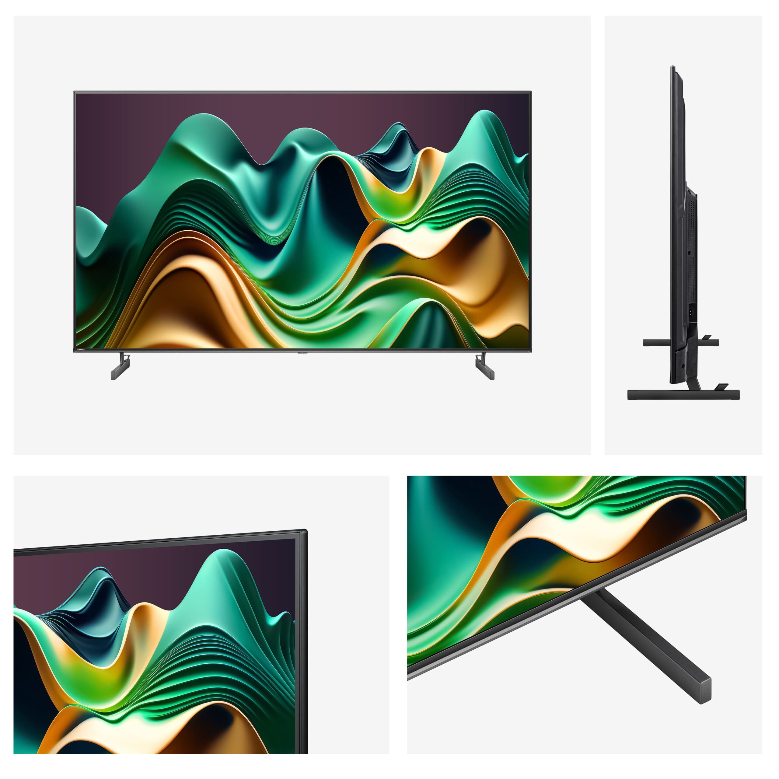 Hisense - Mini-LED TV 55U6NQ, Quantum Dot Colour, Full Array Local Dimming, Dolby Vision & Dolby Atmos