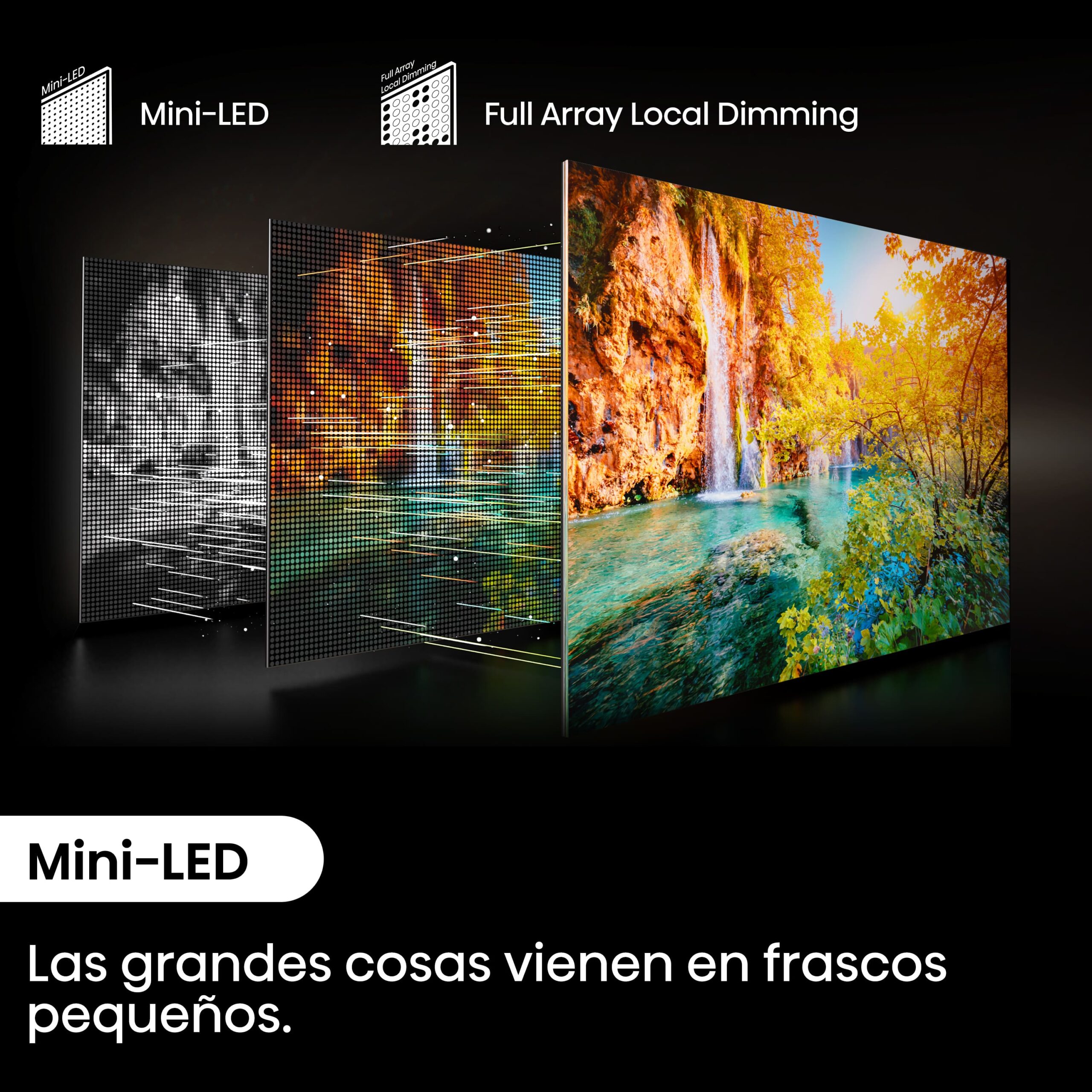 Hisense - Mini-LED TV 55U6NQ, Quantum Dot Colour, Full Array Local Dimming, Dolby Vision & Dolby Atmos