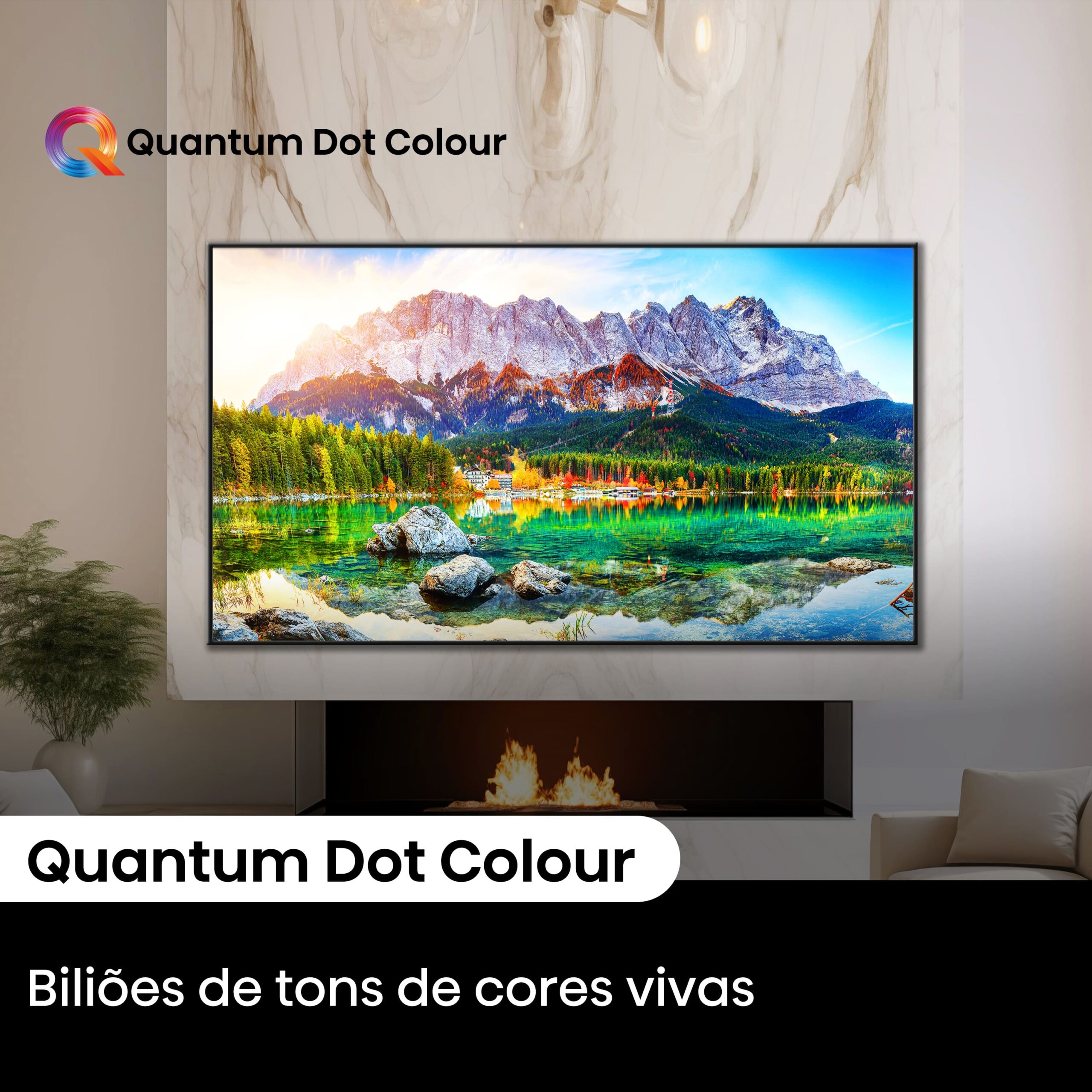 Hisense - Mini-LED TV 55U7NQ, Quantum Dot Colour, Modo Jogo de 144Hz, Full Array Local Dimming