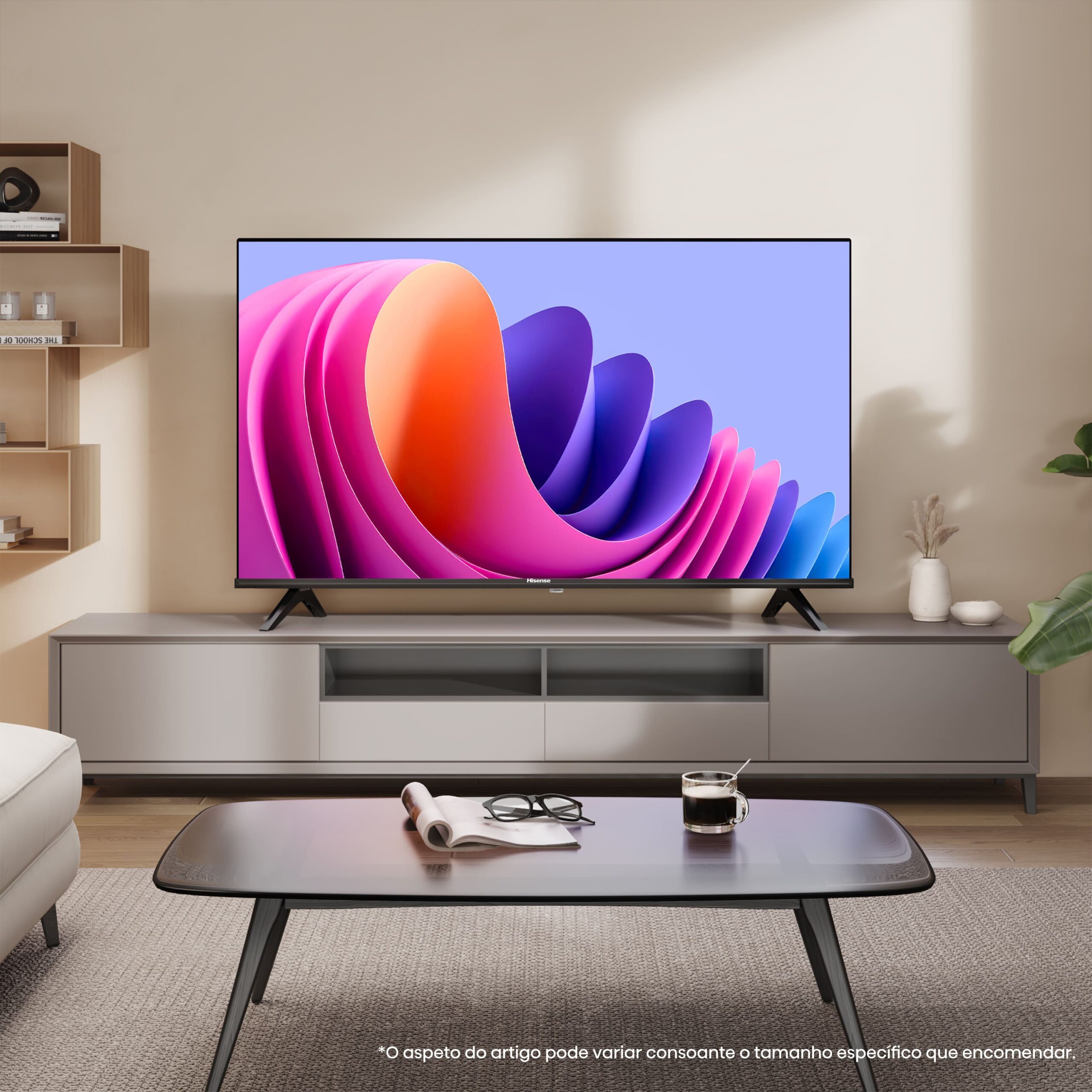 Hisense - Smart TV HD 40A4N 40 polegadas, TV com Modo Jogo, DVB-T2