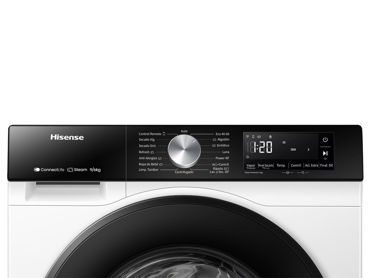 Hisense - Máquina de Lavar e Secar Roupa | Serie 3S WD3S8045BW3