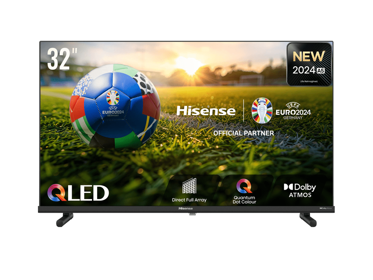Hisense - QLED TV 32A5NQ Quantum Dot Colour, Dolby Atmos, VIDAA Smart TV, USB Tipo C, , 
