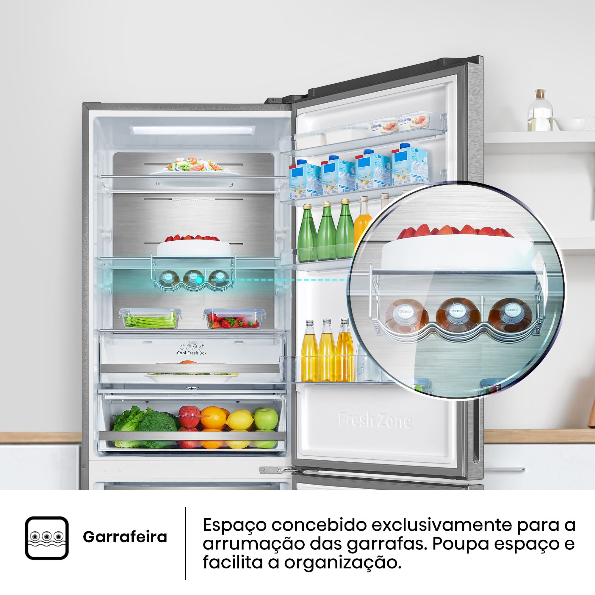 Hisense - RB645N4BID – Combinado 2 Portas, Classe D, 495L