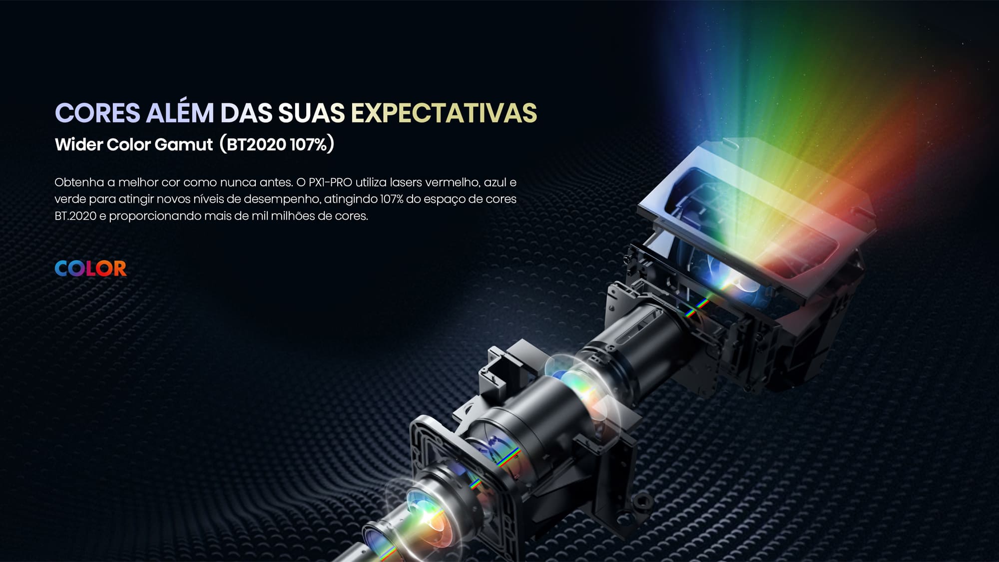 Cores além das suas expectativas