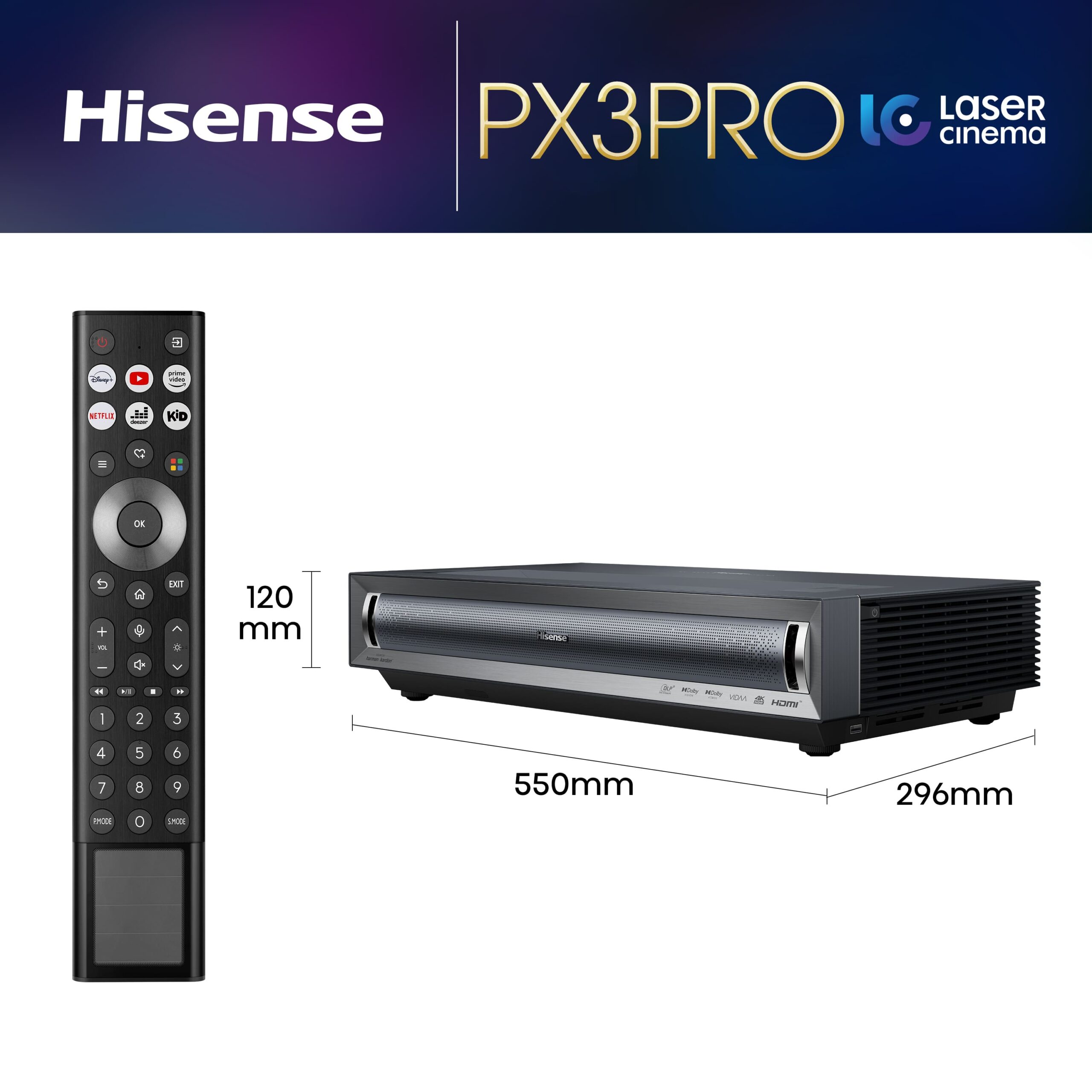 Hisense - Laser cinema PX3-PRO