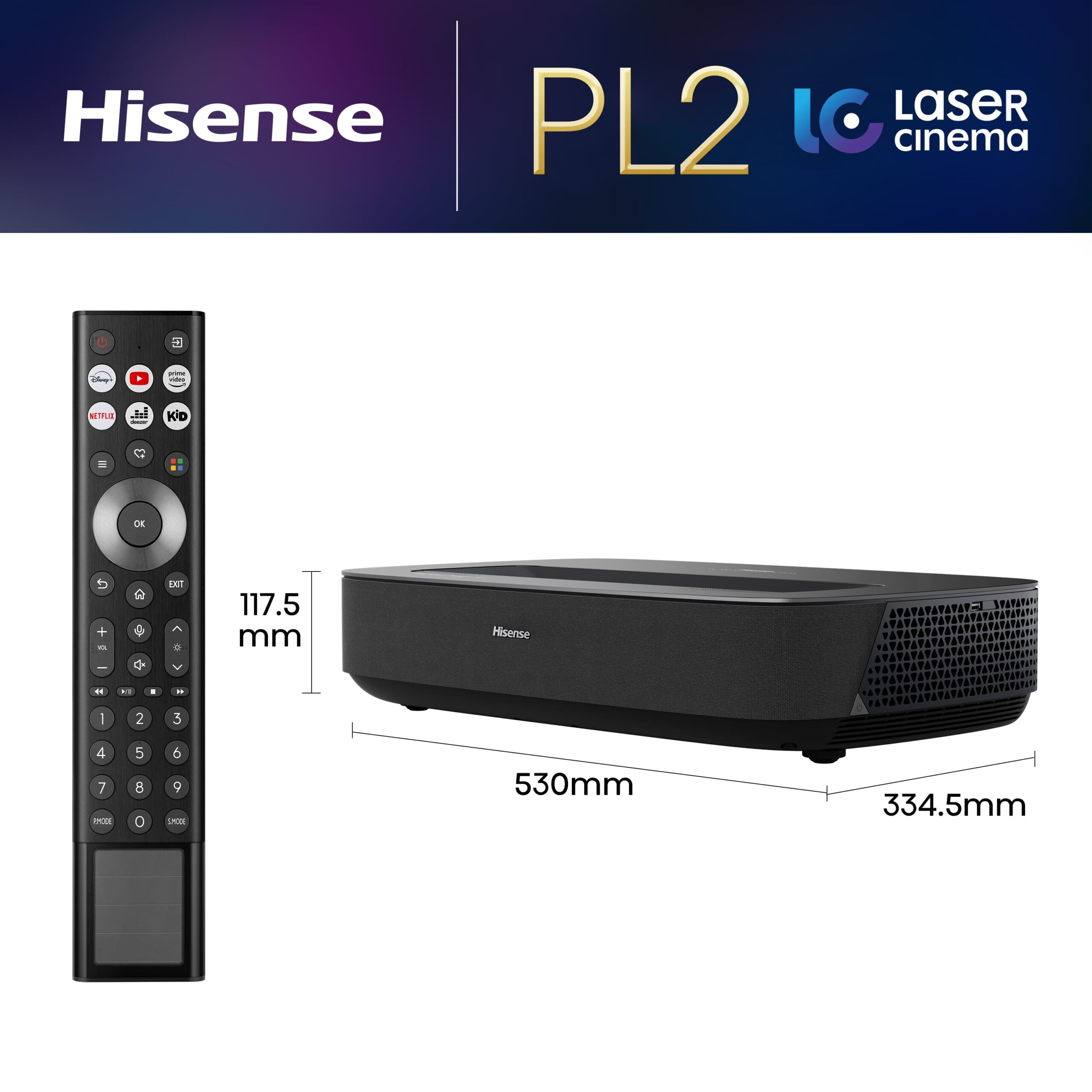 Hisense - Laser TV PL2