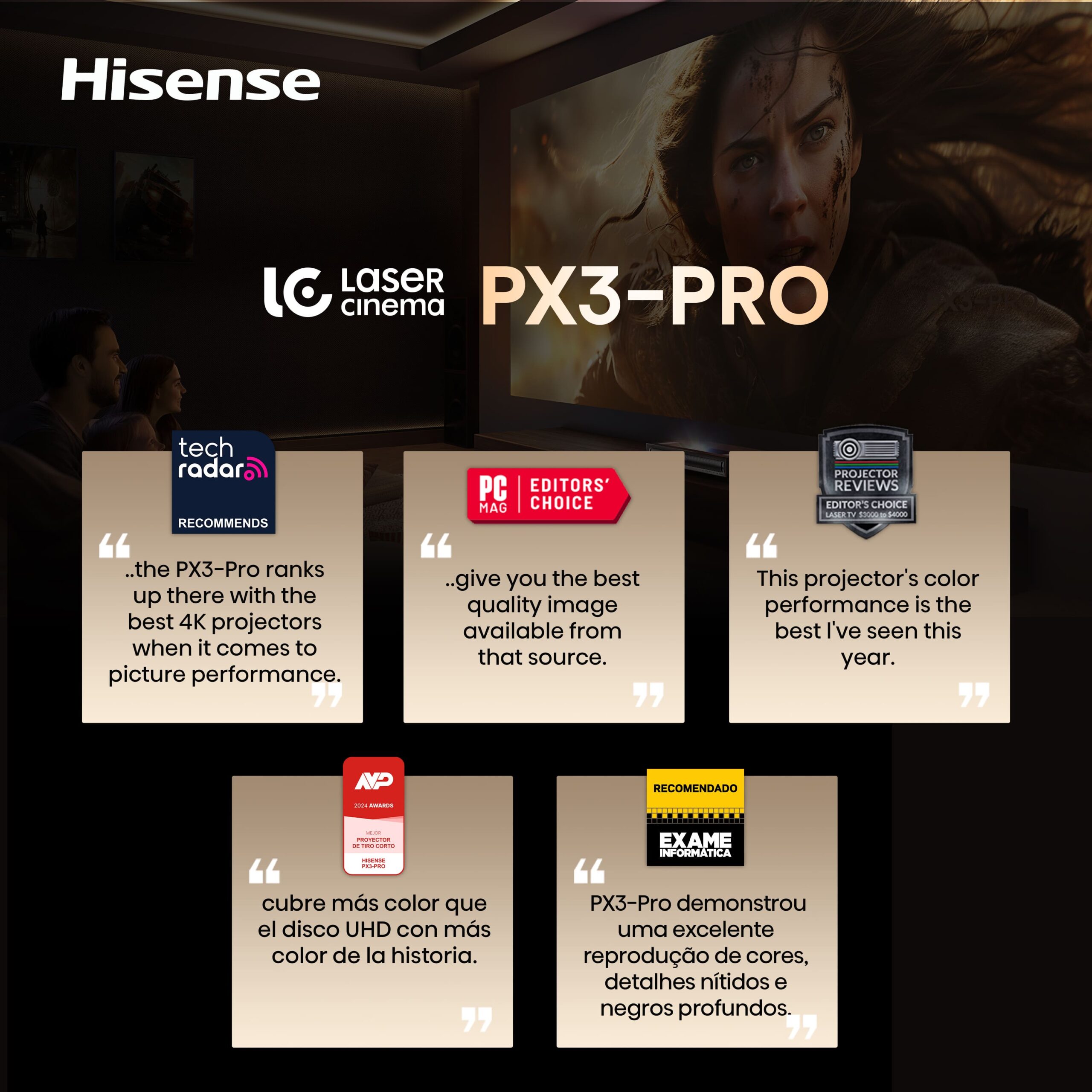 Hisense - Laser cinema PX3-PRO