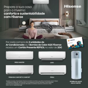 Prepare a sua casa para o Inverno: conforto e sustentabilidade com Hisense