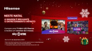 Neste Natal a imagem é brilhante o entretenimento infinito com SKY Showtime