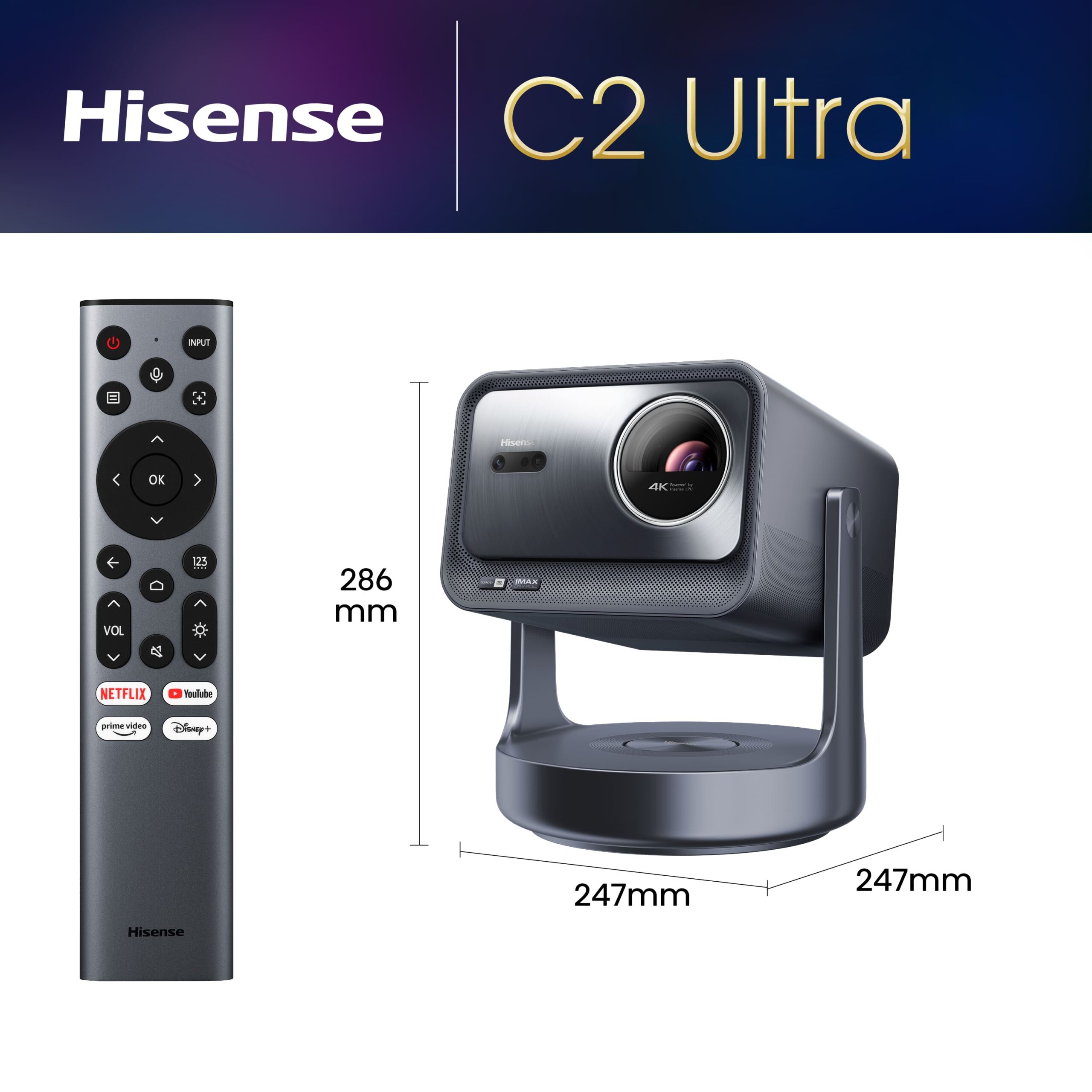 Hisense - Mini Projector Laser C2-ULTRA