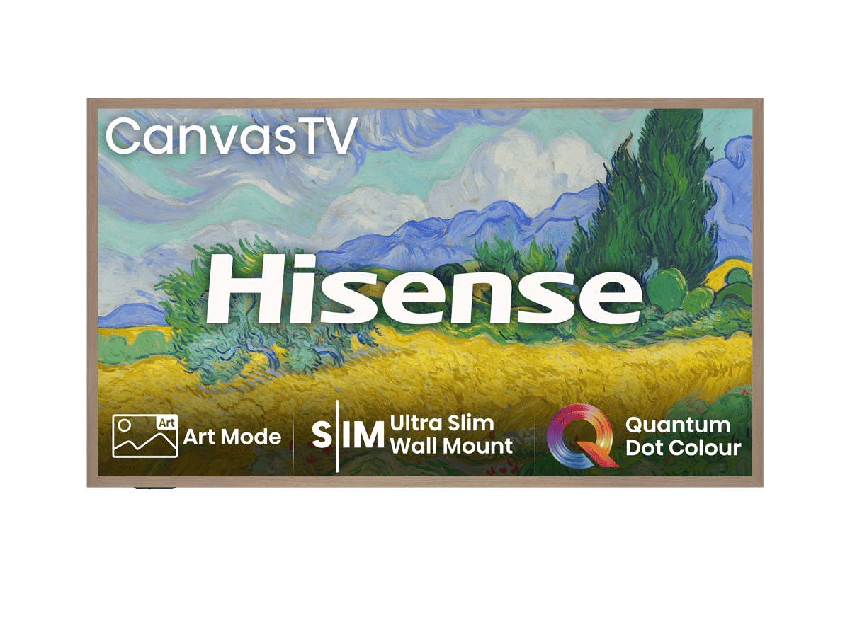 Canvas TV 55S7NQ, Modo Arte, Ecrã Hi-Mate, Design Ultraslim, 4K Quantum Dot Colour, 144HZ, Lifestyle