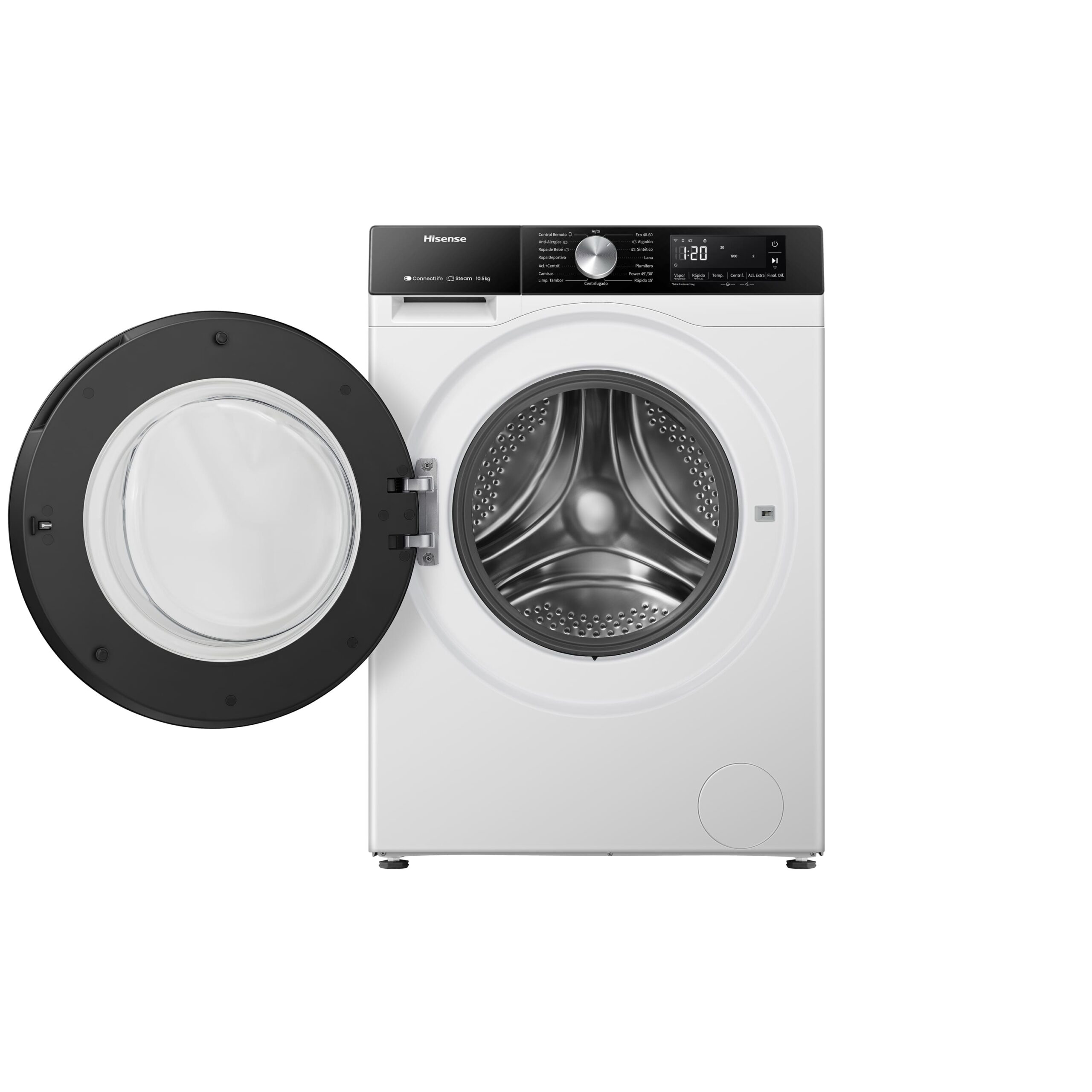 Hisense - WF3S1043BW3 – Máquina de Lavar Roupa Serie 3S, 10,5Kg, Classe A -20%