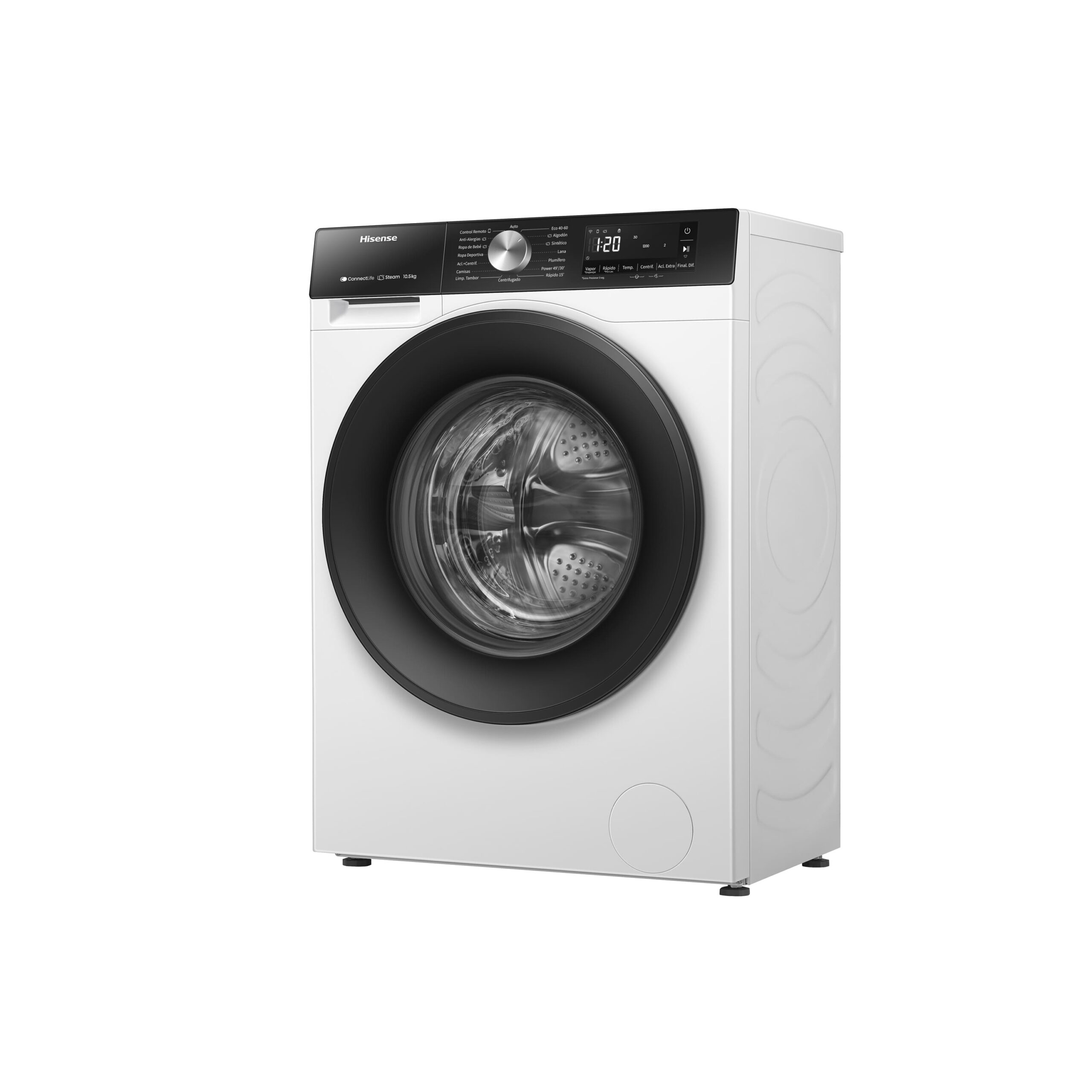 Hisense - WF3S1043BW3 – Máquina de Lavar Roupa Serie 3S, 10,5Kg, Classe A -20%