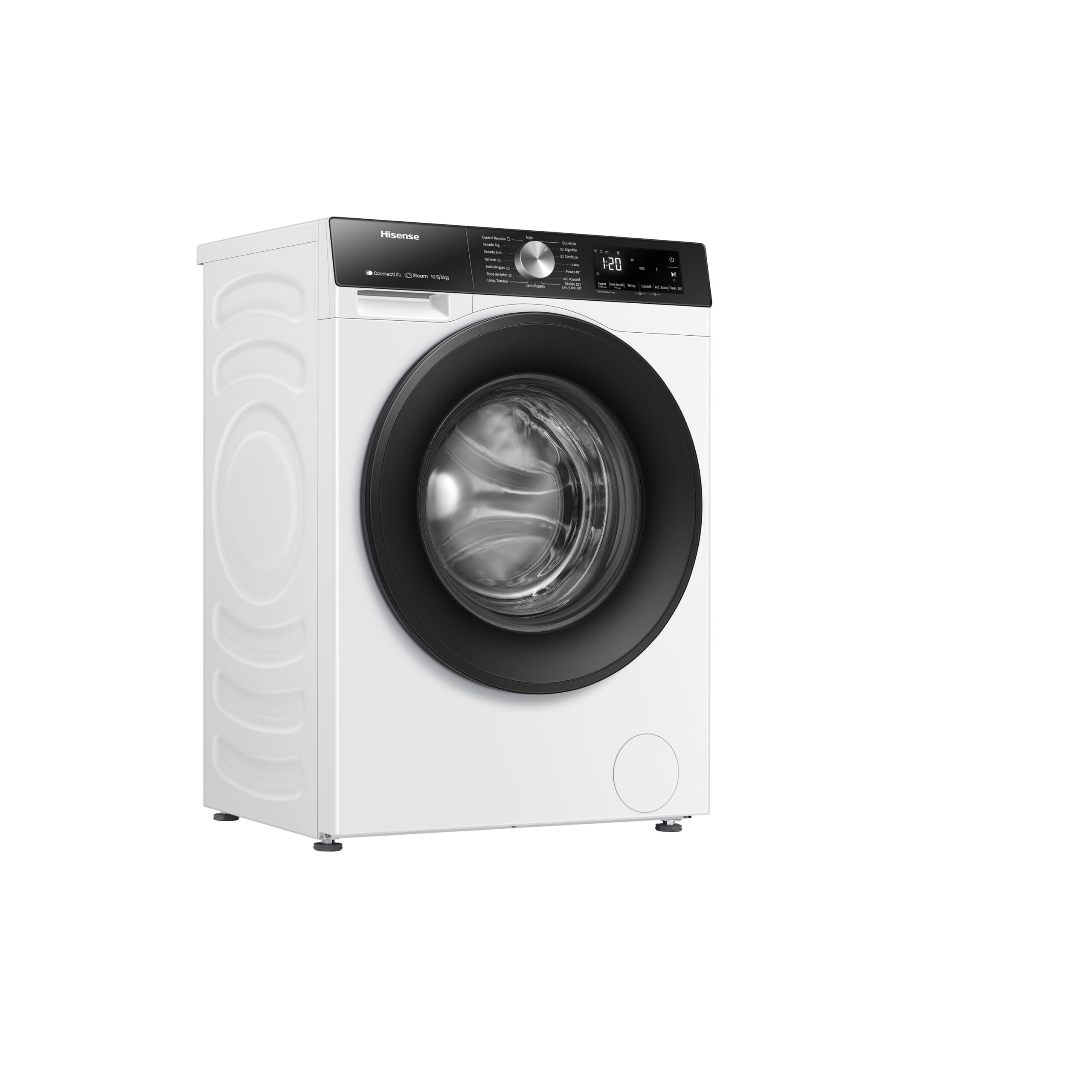 Hisense - WD3S1043BW3 – Máquina de Lavar e Secar Roupa Serie 3S, 10,5/6 Kg, Classe D/A -30%