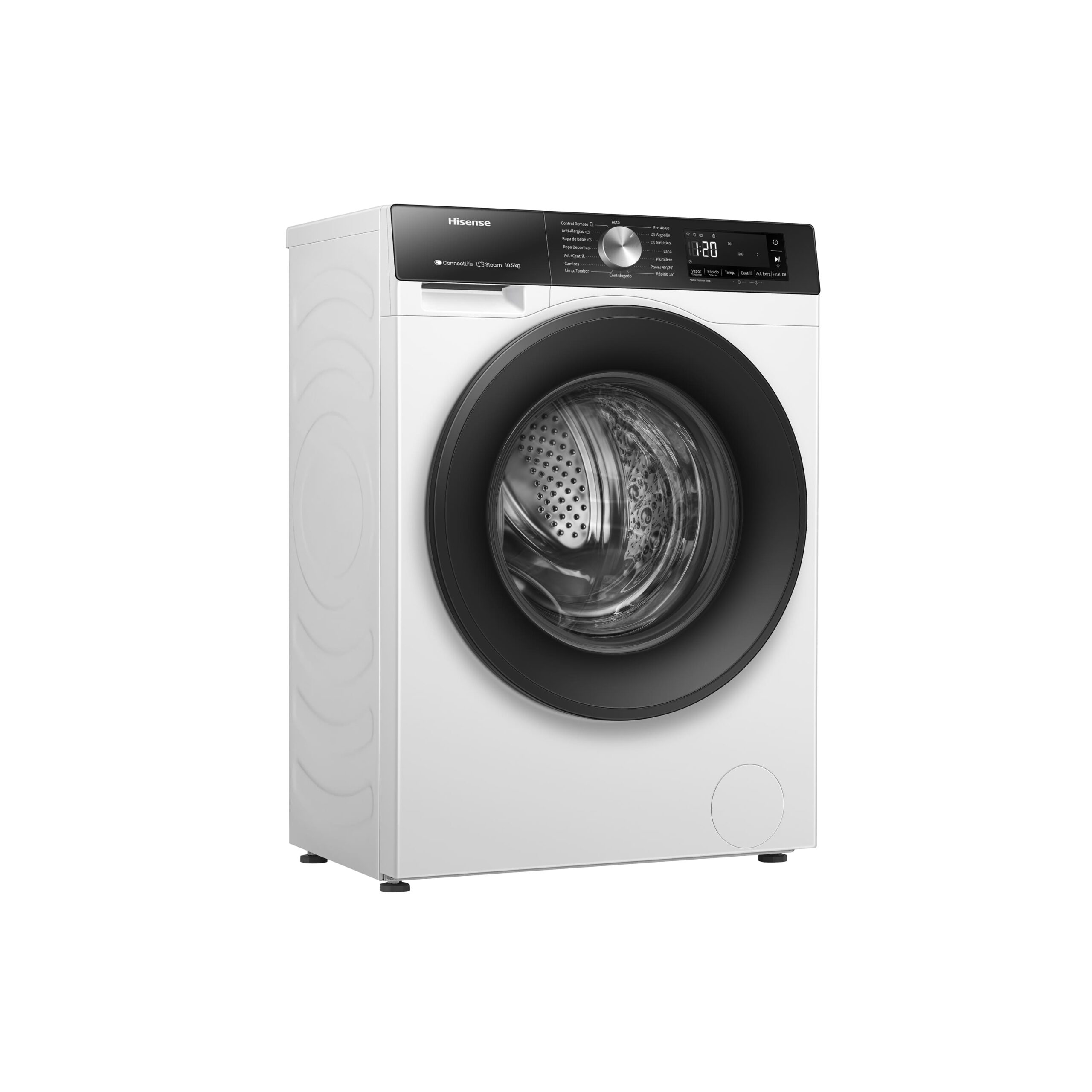 Hisense - WF3S1043BW3 – Máquina de Lavar Roupa Serie 3S, 10,5Kg, Classe A -20%